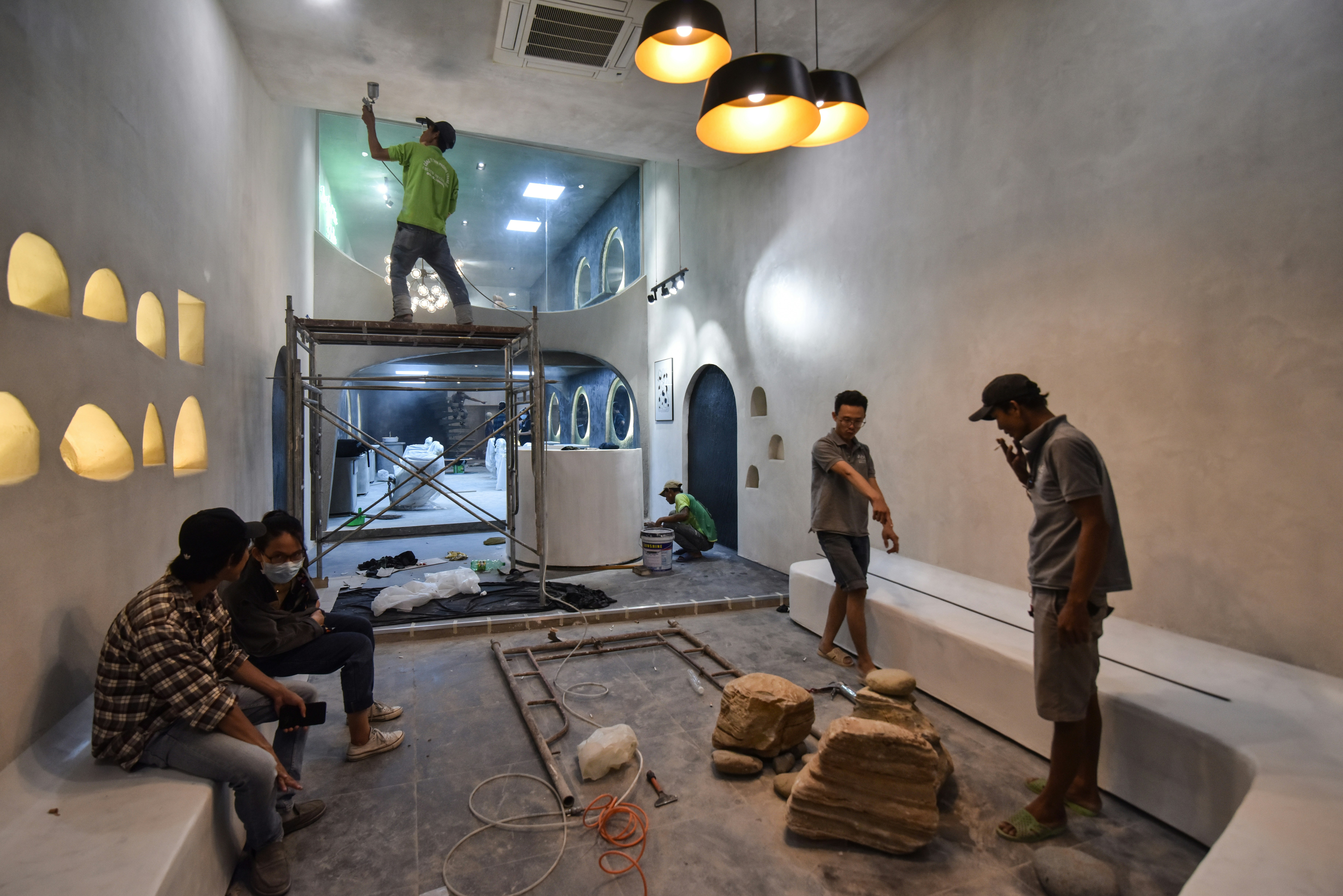 Sesudah pengecatan - ruangan bersih dan fresh
